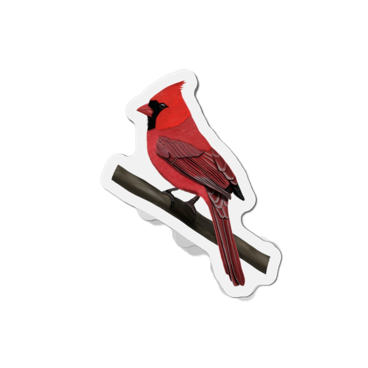 Cardinal Bird Magnet