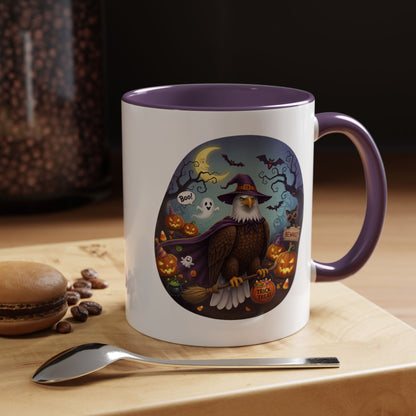 Bald Eagle Halloween Bird Mug - A Spooky & Funny Halloween Cup