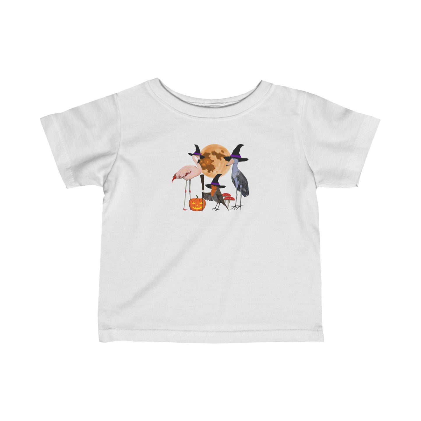 Robin Flamingo Shoebill Halloween Bird Baby & Toddler T-Shirt