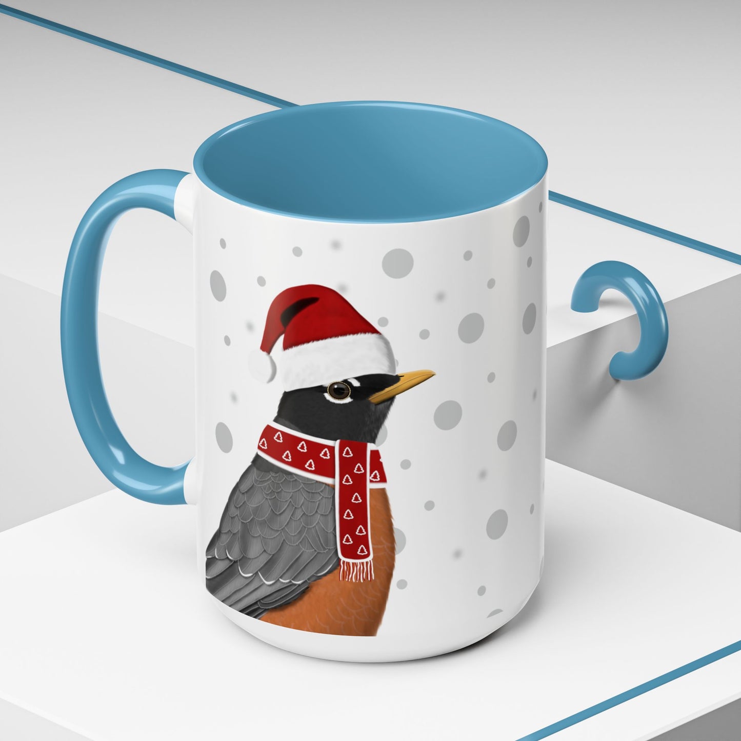 Robin Christmas Bird Coffee Mug