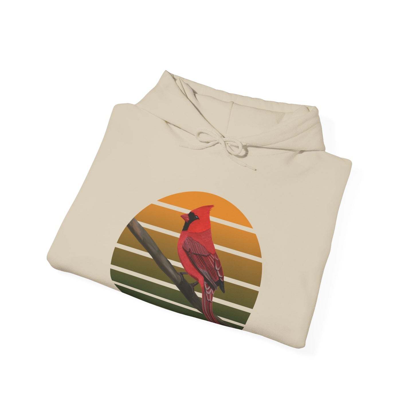 Cardinal Bird Hoodie