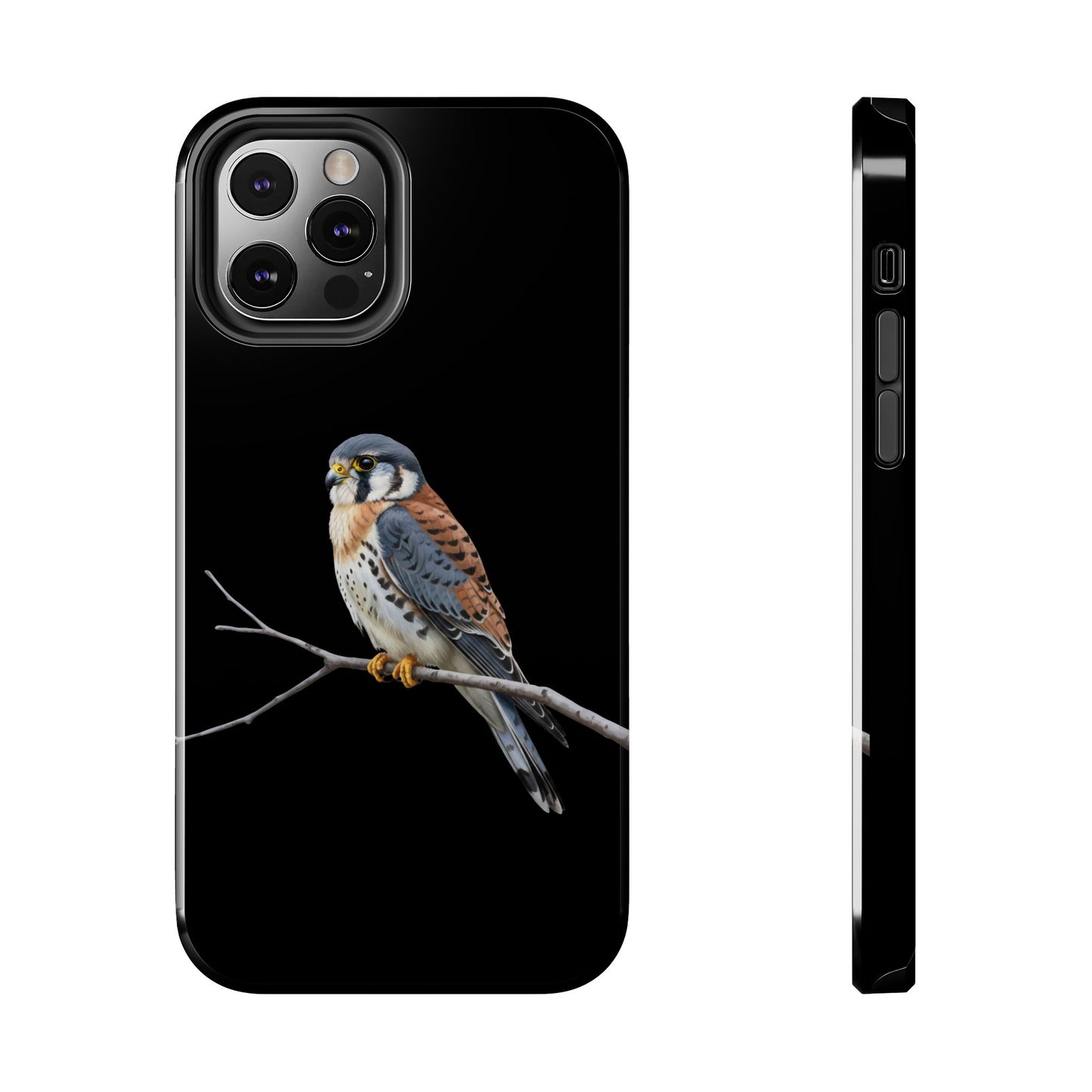 American Kestrel iPhone Case – Premium Tough Phone Cover Black