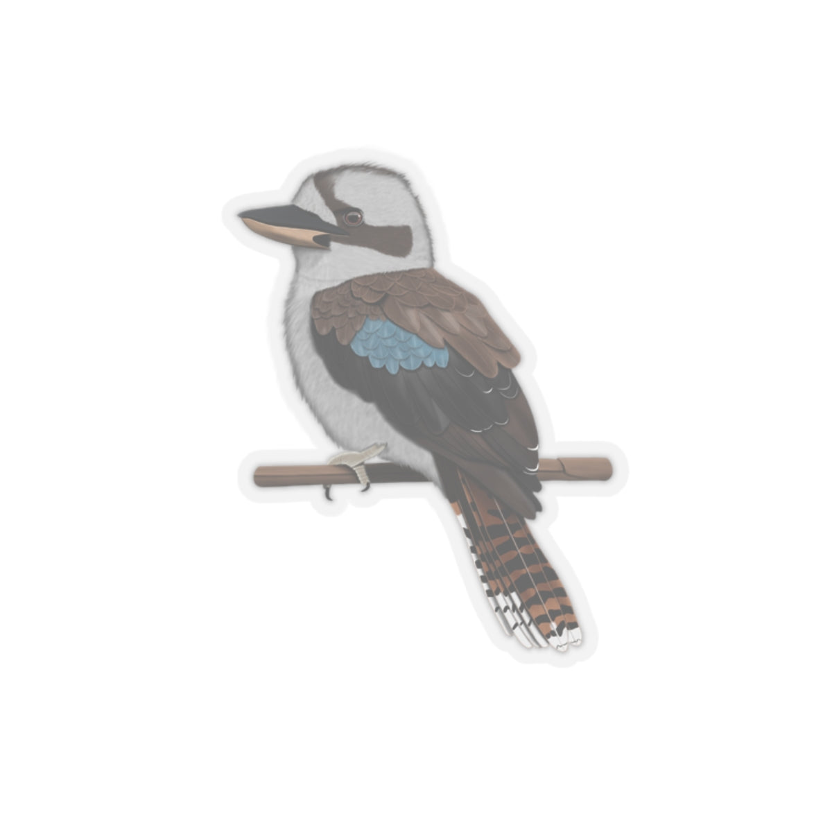 Kookaburra Bird Kiss-Cut Sticker