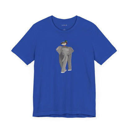 Elephant with Mallard Duck Birds Birding & Birdwatching T-Shirt
