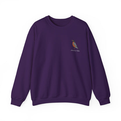 American Robin Birding Birdwatching Bird Sweatshirt