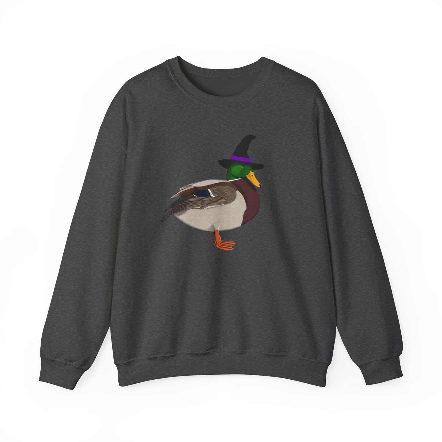 Mallard Halloween Witch Birdwatcher Biologist Bird Sweatshirt