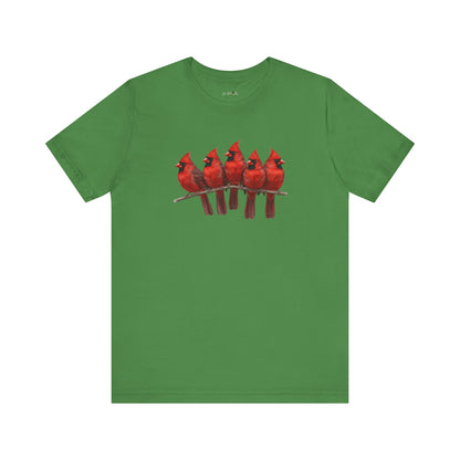 Cardinals T-Shirt | Unisex Retail Fit Bird Lover Tee | Wildlife Birder Gift