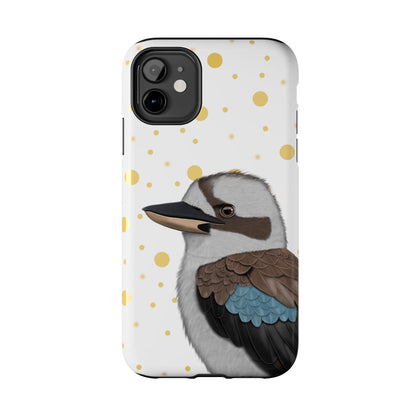 Kookaburra Bird Art Tough Phone Case White