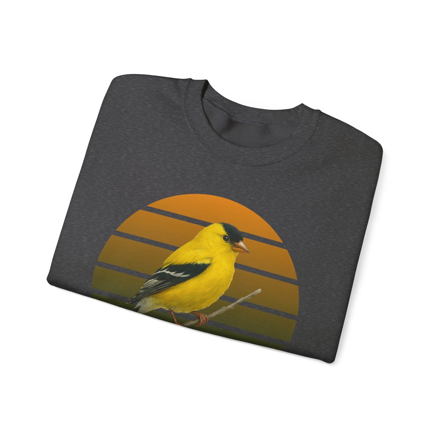 American Goldfinch Sweatshirt | Unisex Bird Lover Pullover | Wildlife Birder Gift | Songbird Crewneck