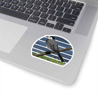 Wagtail Bird Sticker