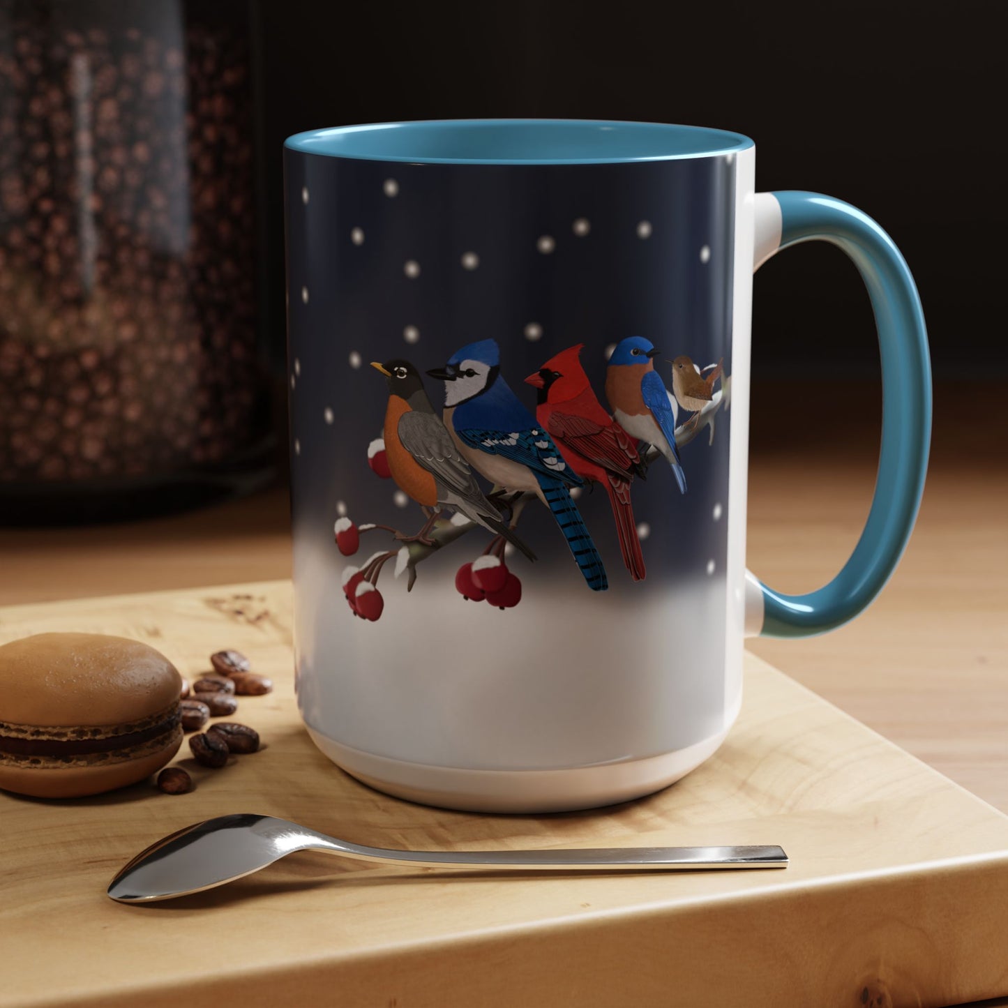 Backyard Birds Coffee Mug | Ceramic Christmas Gift for Bird Lovers