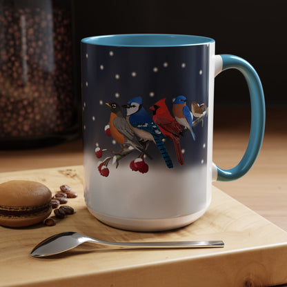 Backyard Birds Coffee Mug | Ceramic Christmas Gift for Bird Lovers