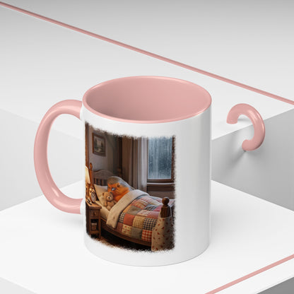 Robin Rosi Sleeping in Bed Mug for Bird Lovers
