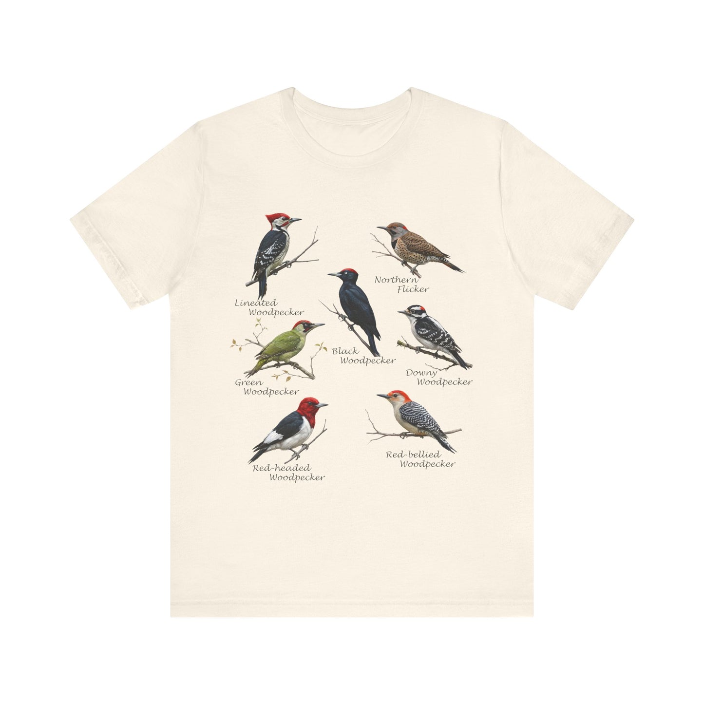 Woodpecker T-Shirt in Black