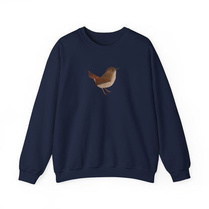 Wren Bird Watcher Biologist Crewneck Sweatshirt