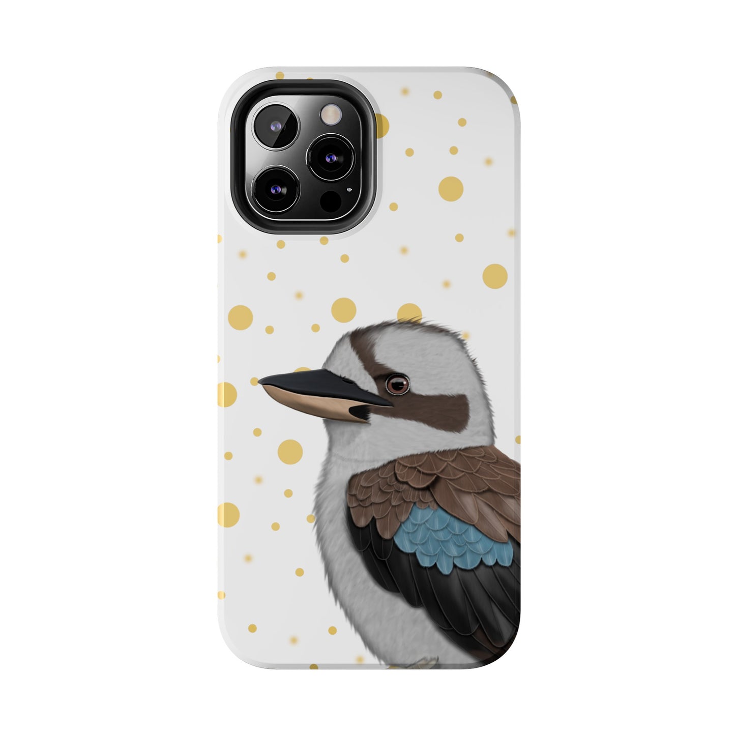 Kookaburra Bird Art Tough Phone Case White