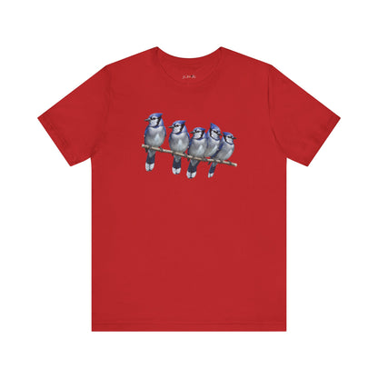 Blue Jays T-Shirt | Unisex Retail Fit Bird Lover Tee | Wildlife Birder Gift