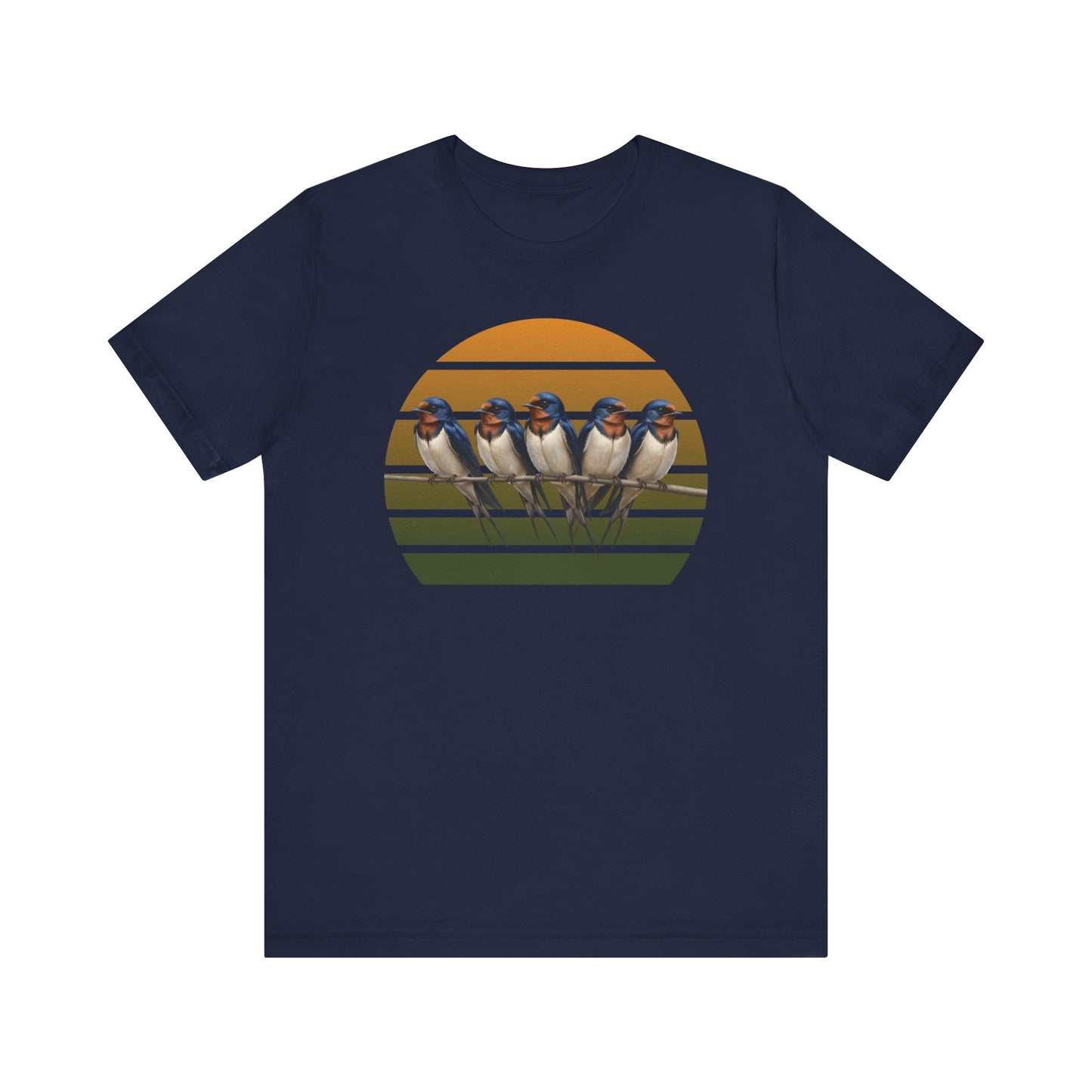 Barn Swallow Premium T-Shirt | Unique Birdwatcher & Birder Gift by jz.birds