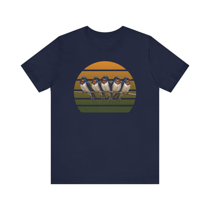 Barn Swallow Premium T-Shirt | Unique Birdwatcher & Birder Gift by jz.birds