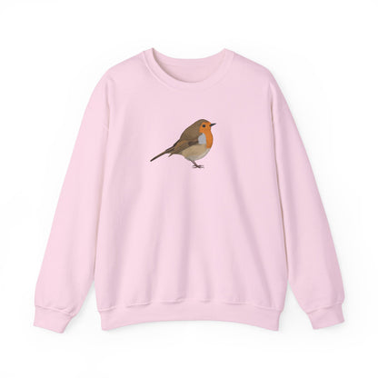 European Robin Bird Watcher Biologist Crewneck Sweatshirt