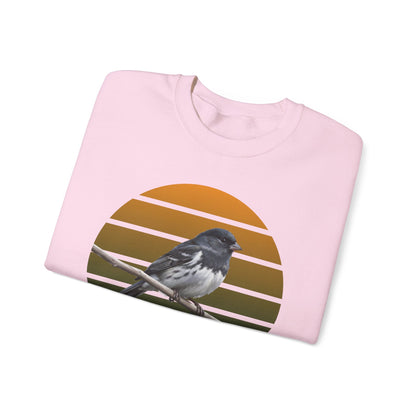 Dark-Eyed Junco Sweatshirt | Cozy Winter Birder Pullover | Snow Bird Crewneck Gift