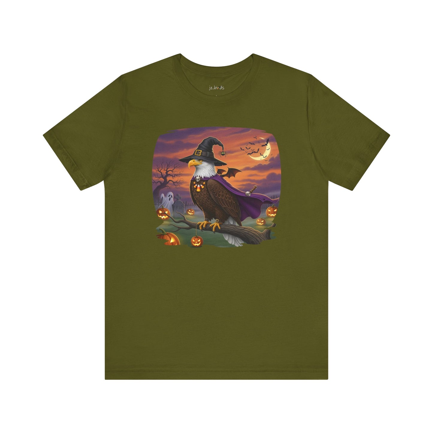 Bald Eagle Halloween Bird T-Shirt - Spooky and Funny Halloween Costume for Bird Lovers