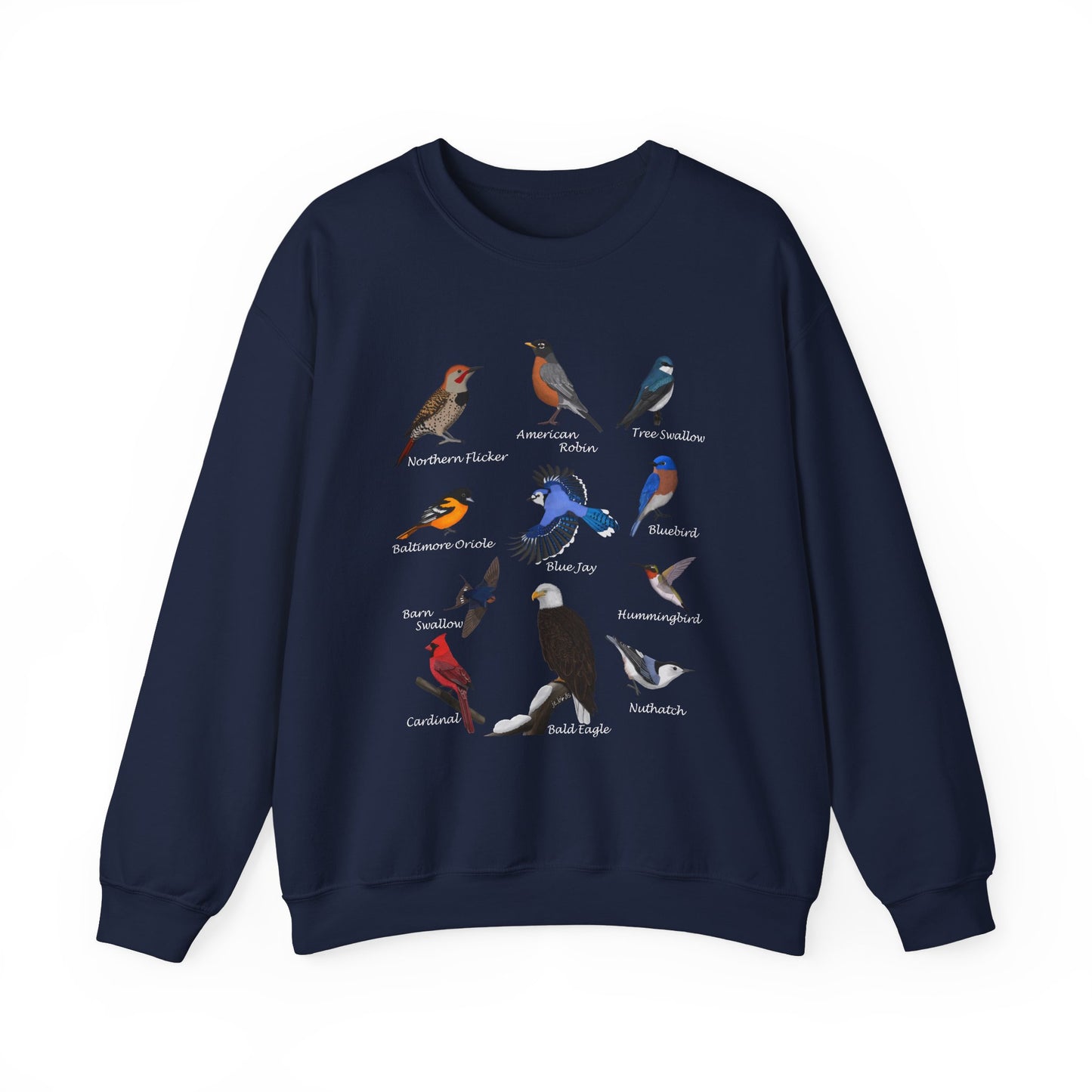 Blue Jay Cardinal Oriole Robin Hummingbird Birding & Birdwatching Bird Sweatshirt