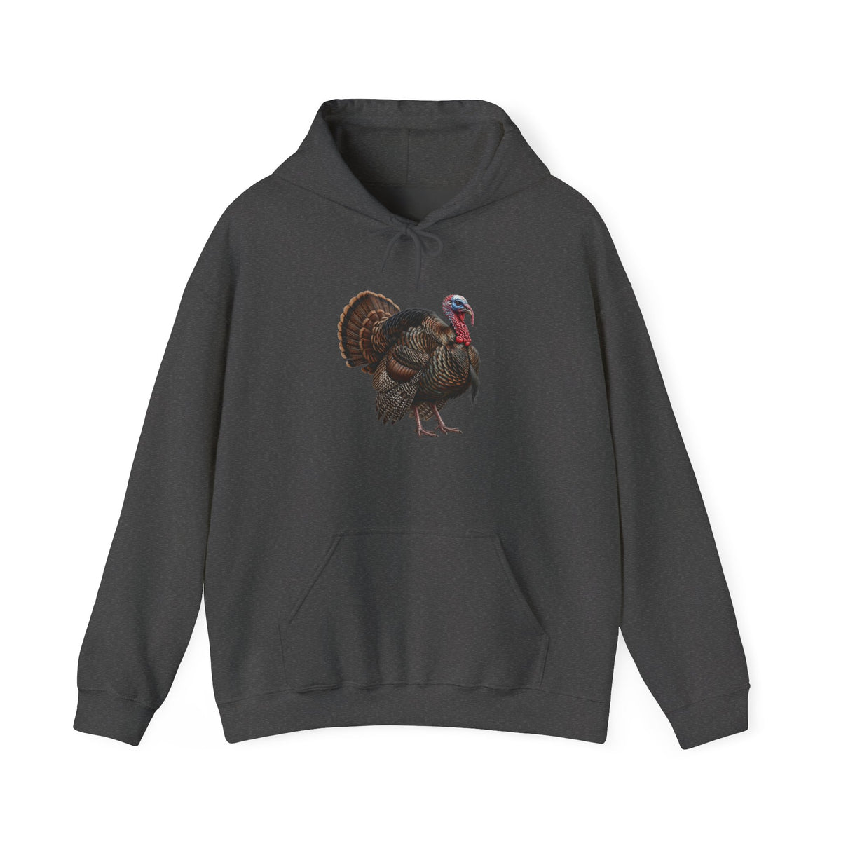 Thanksgiving Turkey Hoodie | Wild Turkey Bird Art Pullover | Cozy Fall Apparel