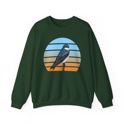 Tree Swallow Birdlover Ornithologist Bird Sweatshirt