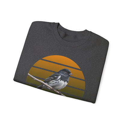 Dark-Eyed Junco Sweatshirt | Cozy Winter Birder Pullover | Snow Bird Crewneck Gift