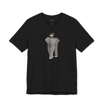 Elephant with Mallard Duck Birds Birding & Birdwatching T-Shirt