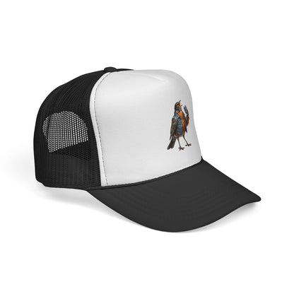 The Rowdy Robin "Frontman" Trucker Cap – Vocalist Edition - The Backyard Birds