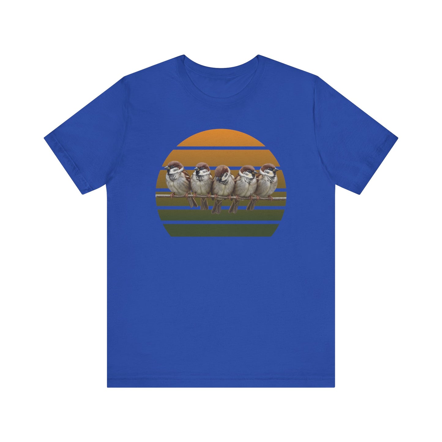 Sparrow Premium T-Shirt | Unique Birdwatcher & Birder Gift by jz.birds