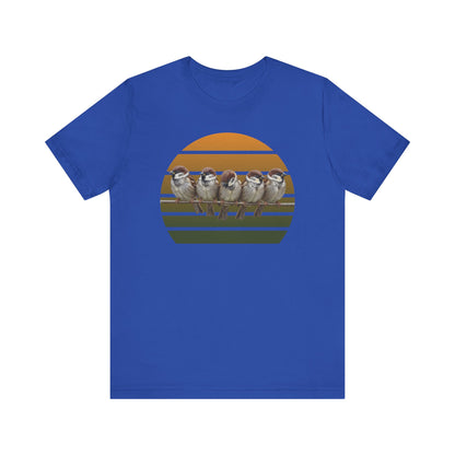 Sparrow Premium T-Shirt | Unique Birdwatcher & Birder Gift by jz.birds
