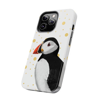 Puffin Bird Art Tough Phone Case White