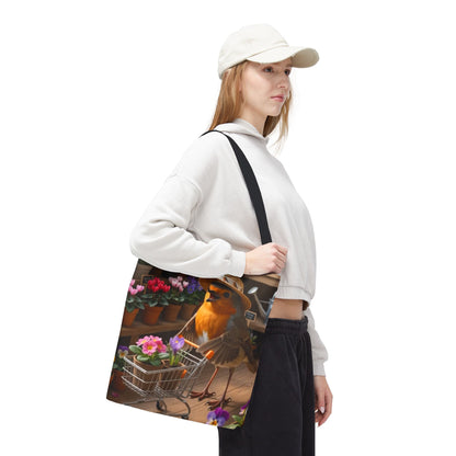 Robin Rosi Flower Shop Tote Bag for Plant Lovers and Cozy Aesthetic Fans