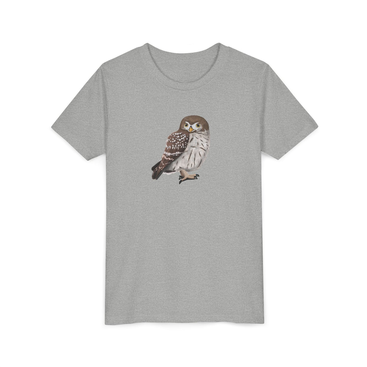 Little Owl Birding & Birdwatching Bird Youth T-Shirt