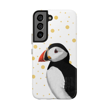 Puffin Bird Art Tough Phone Case White