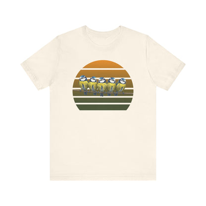 Blaumeisen Premuim T-Shirt | Geschenk für Vogelbeobachter | jz.birds
