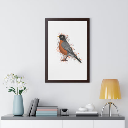 Robin Bird Framed Poster