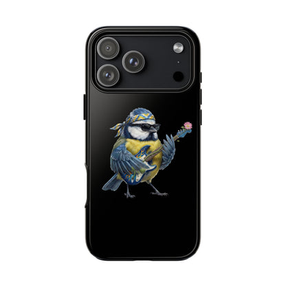 Bert Blumen-Gitarre Handyhülle (iPhone & Google Pixel) – Die Gartenvögel Band 2 Merch