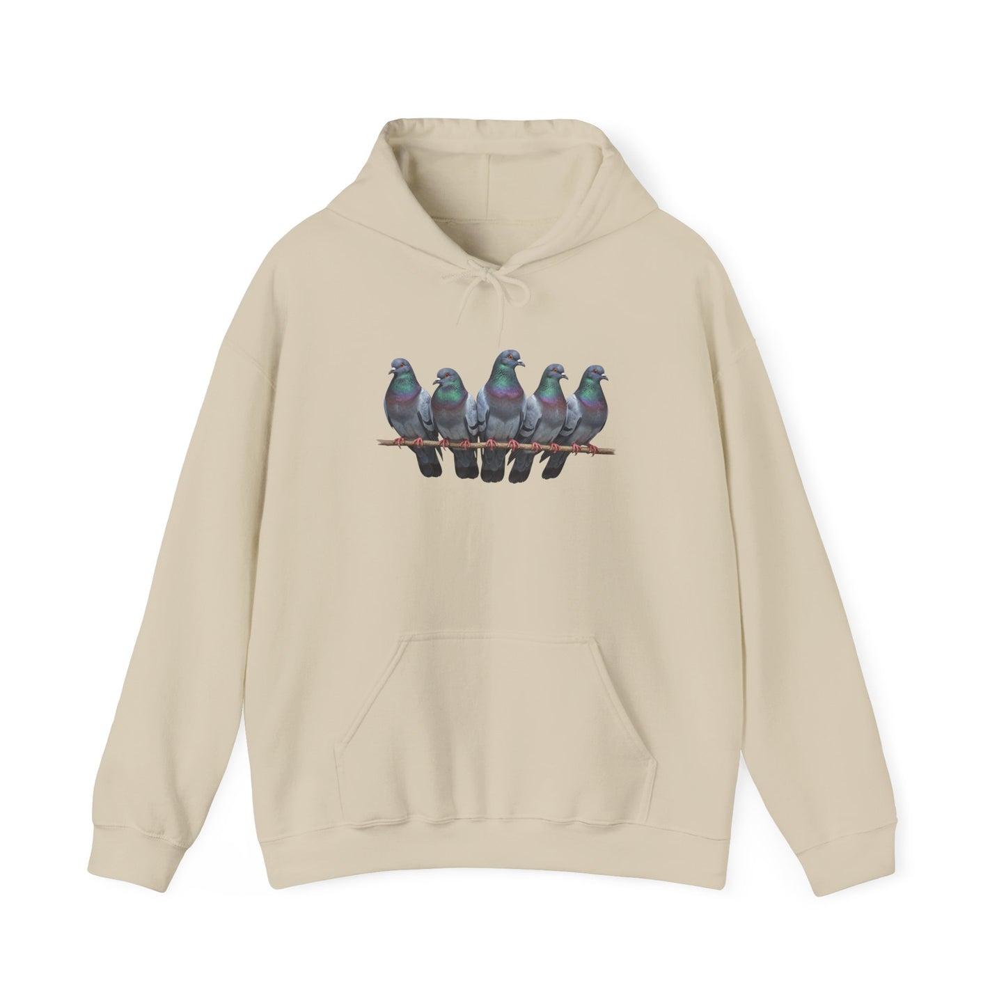 Tauben Hoodie - Vogel Kapuzenpullover für Vogelbeobachter & Naturliebhaber mit Vogelmotiv
