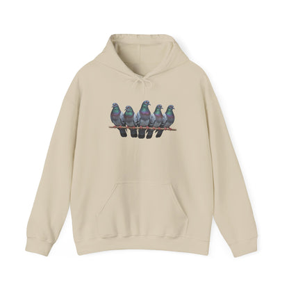 Tauben Hoodie - Vogel Kapuzenpullover für Vogelbeobachter & Naturliebhaber mit Vogelmotiv