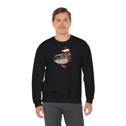 Ente Weihnachts-Sweatshirt | Unisex Vogel Sweater für Vogelfreunde & Vogelbeobachter