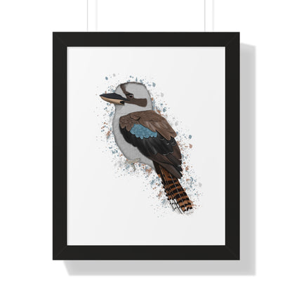 Kookaburra Bird Framed Poster