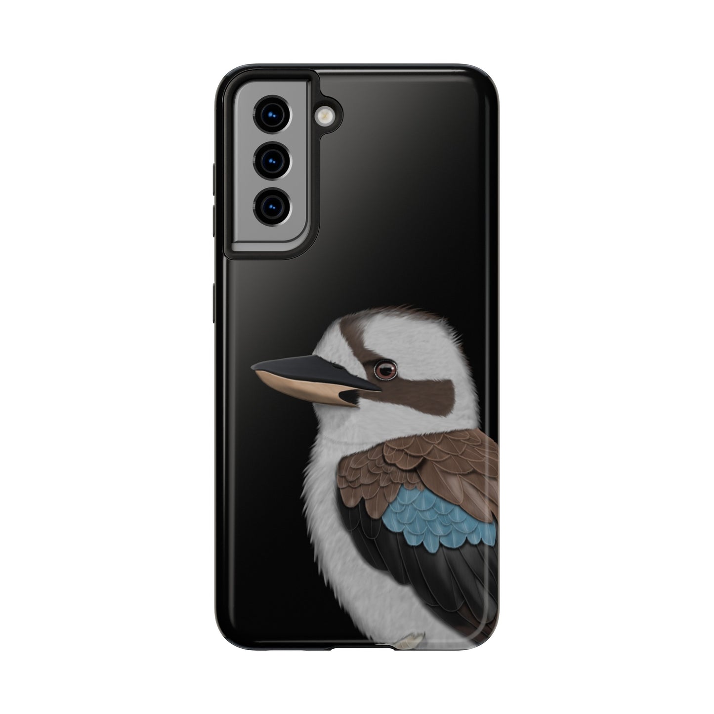 Kookaburra Bird Art Tough Phone Case Black