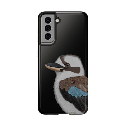 Kookaburra Bird Art Tough Phone Case Black