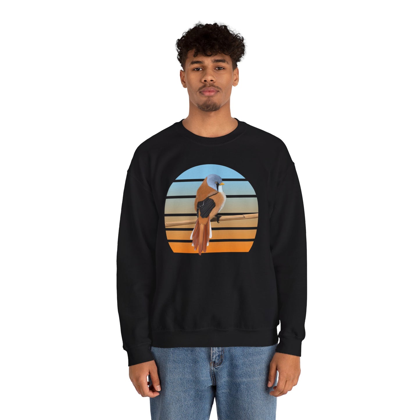 Bearded Reedling Birdlover Ornithologist Bird Sweatshirt