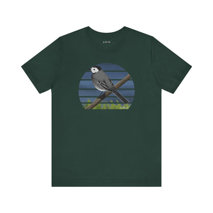 White Wagtail Birdwatcher Bird T-Shirt