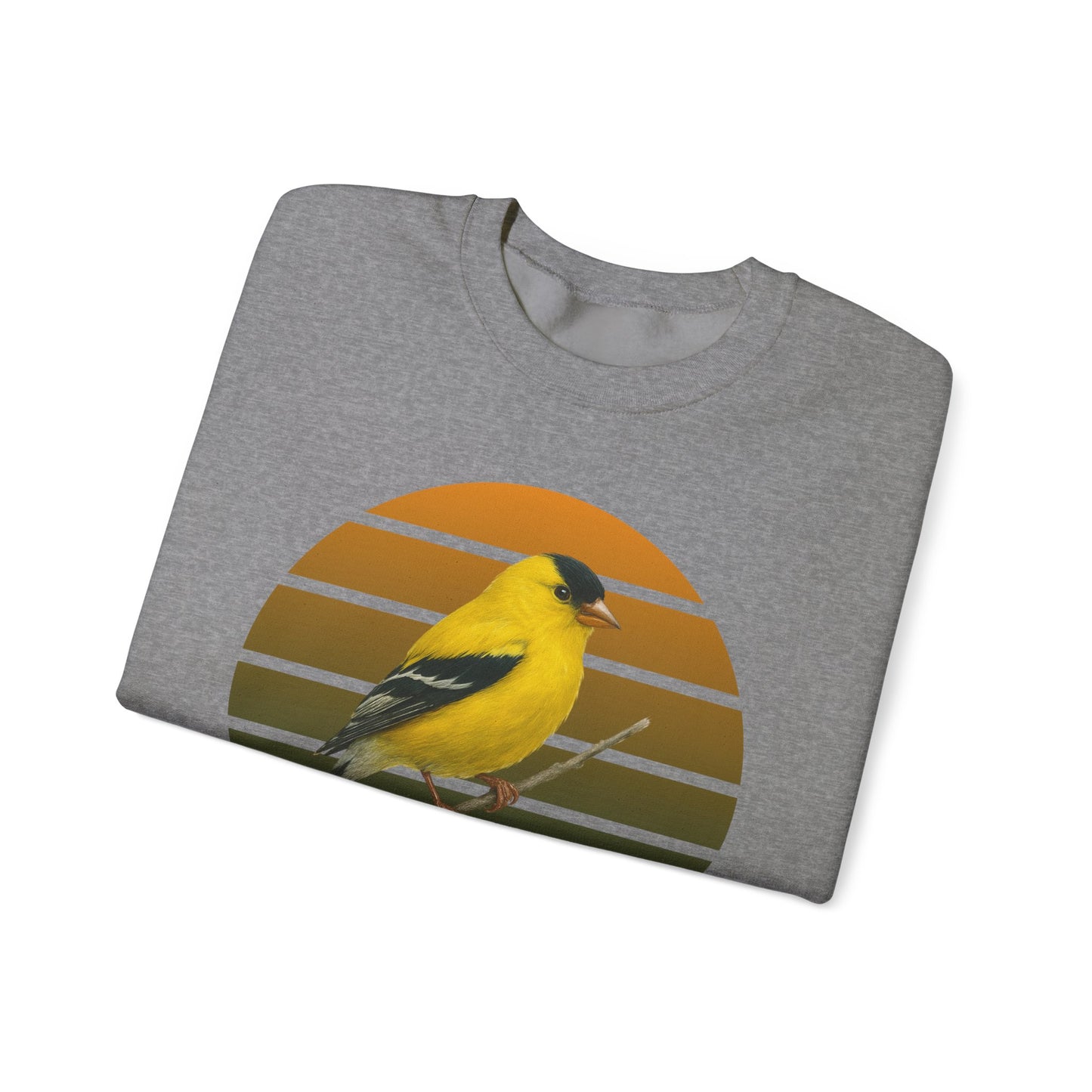American Goldfinch Sweatshirt | Unisex Bird Lover Pullover | Wildlife Birder Gift | Songbird Crewneck